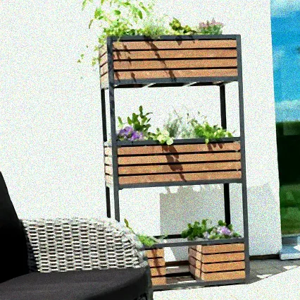 hochbeet balkon metall